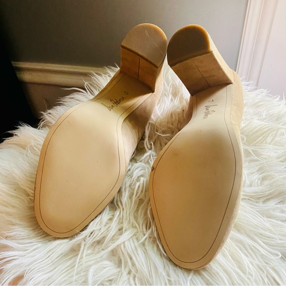 Sam Edelman Stillson Suede Pumps ~ Nude - Picture 4 of 5